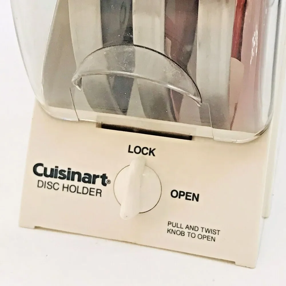 Cuisinart Prep II Food Processor Disk Holder with 3 Blades DLC 842TX 844TX 837TX